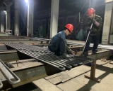 垂直水冷壁管片（8m）|φ32×8mm，截距62.5mm，5連根，總長8m|15CrMoG